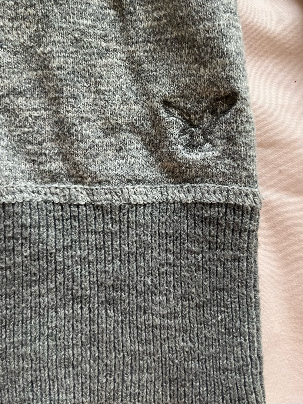American Eagle Outfitters Men's Light Gray Turtleneck Pullover L - Picture 4 of 7